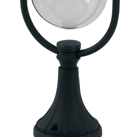 Lanterna da terra per esterno 60W E27 nera e rame Wien