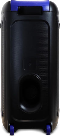 trolley party speaker bluetooth potenza massima 200 Watt con doppio woofer led multicolor