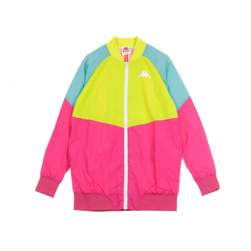 KAPPA Giacca a Vento Donna Authentic90 Bernina Lime/fuchsia/light Green da donna
