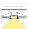 Faretto incasso moderno Gea Led GFA1414C LED alluminio spot