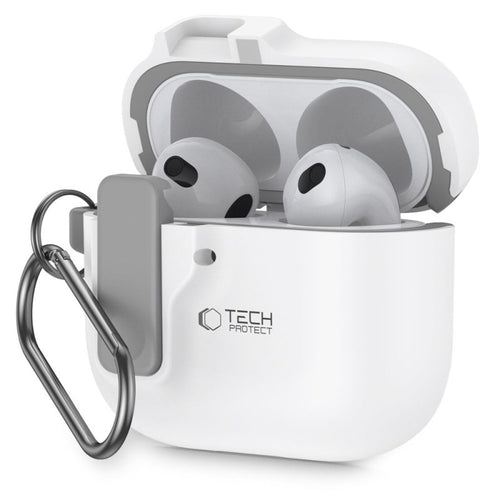 custodia per airpods 4° generazione  bianca