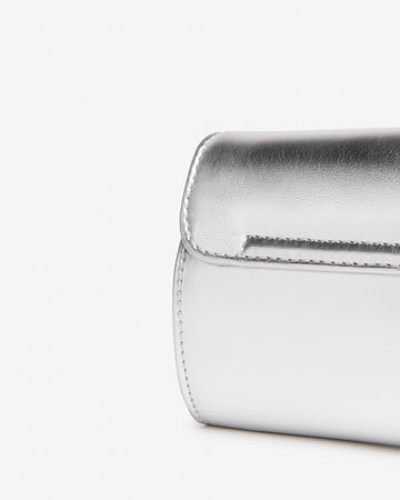 Nero Giardini pochette donna laminato argento E443702DE700