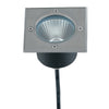 Faro da incasso per esterno 8W a led acciaio Split Square
