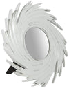 Biscottini Specchiera da appoggio L24xPR1,5xH24 cm finitura bianco anticato Realizzata