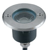 Faro da incasso per esterno 3W a led acciaio Split Round