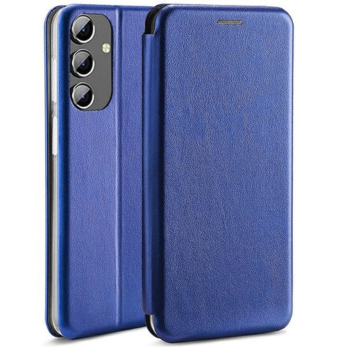 book a16 con porta carte di credito chiusura magnetica blu