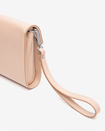 Nero Giardini pochette donna in vernice col .cipria