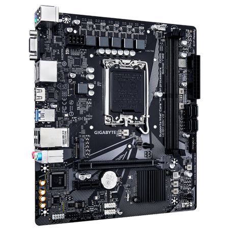 Gigabyte H610M S2H V2 - 1.0 - scheda madre - micro ATX - socket LGA1700 - chipset H610 - USB 3.2 Gen 1 - Gigabit LAN - grafica integrata (CPU richiesta)