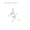 Faretto incasso moderno Gea Led GFA1381 GU10 LED orientabile alluminio spot