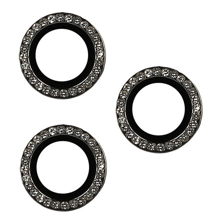 anello protettivo per fotocamere iphone 16 pro / 16 pro max diamond black