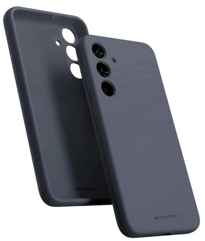 cover in silicone per samsung a54 5g  blu navy