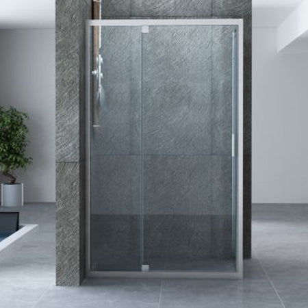 Box doccia due lati battente JADE trasparente porta battente esterna