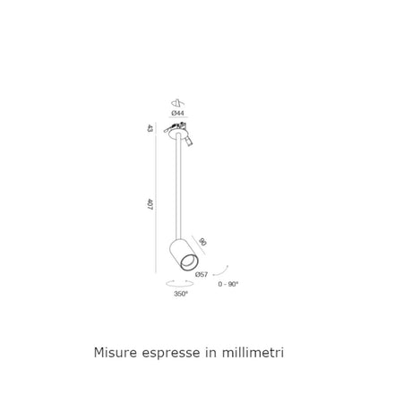 Faretto incasso moderno GFA1392 GU10 LED orientabile spot cartongesso