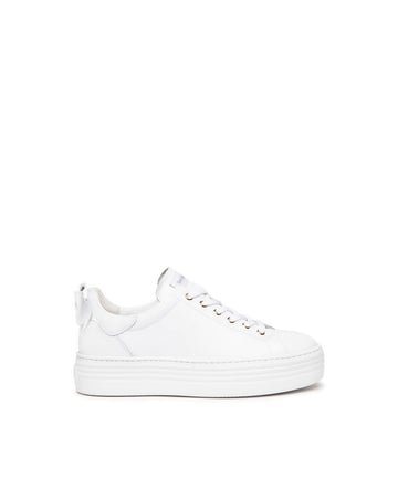 Nero Giardini sneakers bianca con fiocco E306521D707