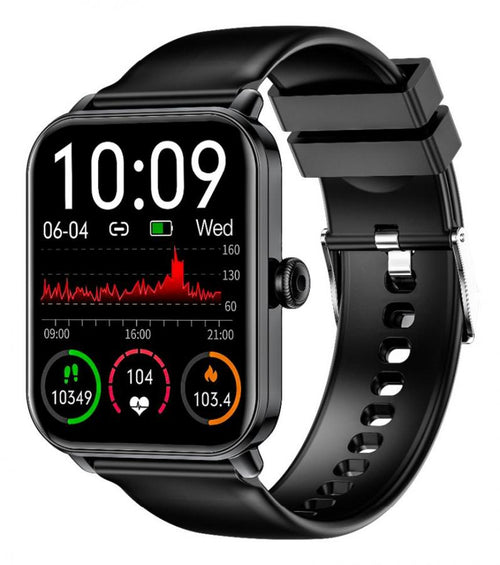 smartwatch con display da 1,83 classe di protezione IP68 con chiamata Bluetooth, nero