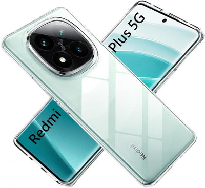 custodia in tpu xiaomi redmi note 14+ trasparente