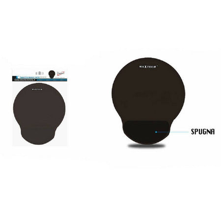 Mouse Pad Tappetino Ergonomico Morbido Poggia Polso Spugna Pc Maxtech G-mpad21