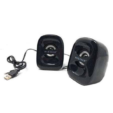 Casse Pc Audio Speaker 10w Con Luce Rgb Portatili Altoparlanti Maxtech Ca-ss001