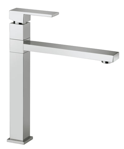 Rubinetto miscelatore da cucina quadro cromato Slim