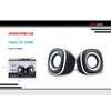 Coppia Casse Speaker Wired 10w Altoparlanti Maxtech Ca-ss006 Pc Attacco Usb Aux