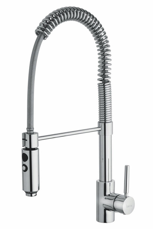 Rubinetto miscelatore da cucina con molla cromato Hyperflex