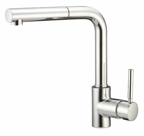 Rubinetto miscelatore cucina con doccia estraibile cromato Harry