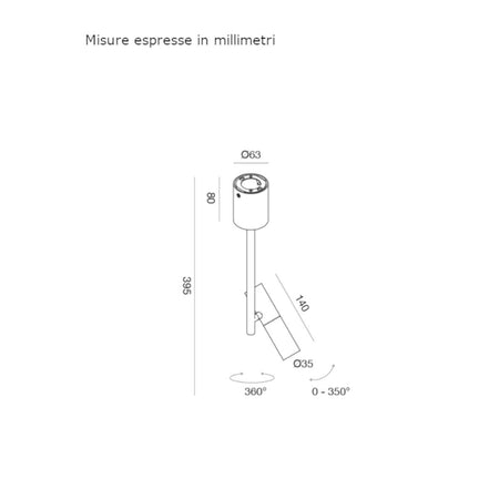 Plafoniera moderna Gea Led GFA1451H LED orientabile alluminio lampada soffitto