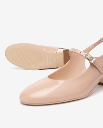 Nero Giardini slingback donna in vernice col. cipria E512341D614