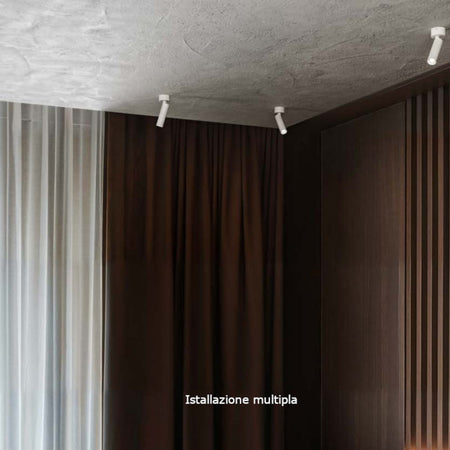 Plafoniera moderna Gea Led GFA1460H LED orientabile alluminio lampada soffitto