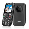 BRONDI AMICO STILOSO (NERO) - TELEFONO CELLULARE PER ANZIANI - TASTO SOS - TORCIA - CONTROLLO REMOTO - ANNUNCIO VOCALE - FOTOCAMERA