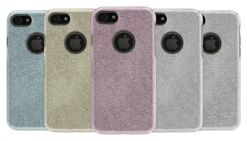 cover glitter iphone 7/8 plus silver
