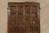 Biscottini Porta portone in legno massello e ferro da interno o da esterno vecchia e antica medievale scorrevole