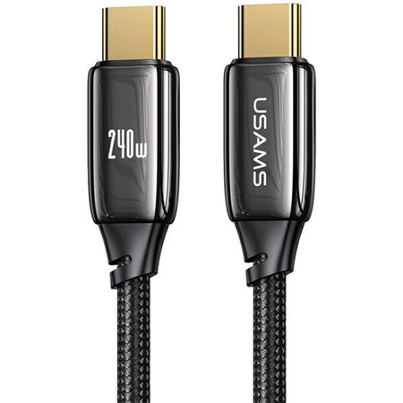 cavo dati usb-c / usb-c 100cm 240 watt nero antistrappo