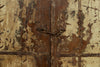 Biscottini Porta portone in legno massello e ferro da interno o da esterno vecchia e antica medievale scorrevole