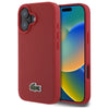 cover lacoste iphone 16 rossa magsafe compatibile