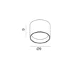 Plafoniera moderna Gea Led GPL331C LED alluminio metacrilato lampada soffitto