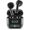 auricolare vivavoce bluetooth doppio con base di ricarica e display