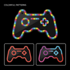 led wall neon joystick multicolor connettore usb con regolatore di intensita' dimensioni 410 x 16 x 275