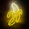 led wall neon banana colore giallo e bianco caldo connettore usb dimensioni 196 x 20 x 285
