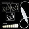 led wall neon ali angelo colore bianco caldo connettore usb dimensioni 395 x 16 x 325