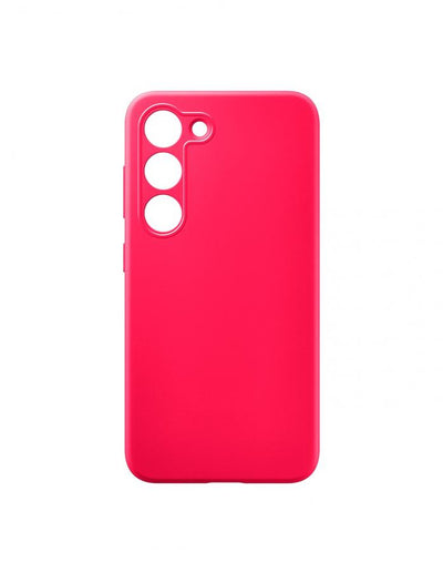 cover in silicone samsung s25 rosa