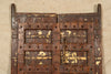 Biscottini Porta portone in legno massello e ferro da interno o da esterno vecchia e antica medievale scorrevole
