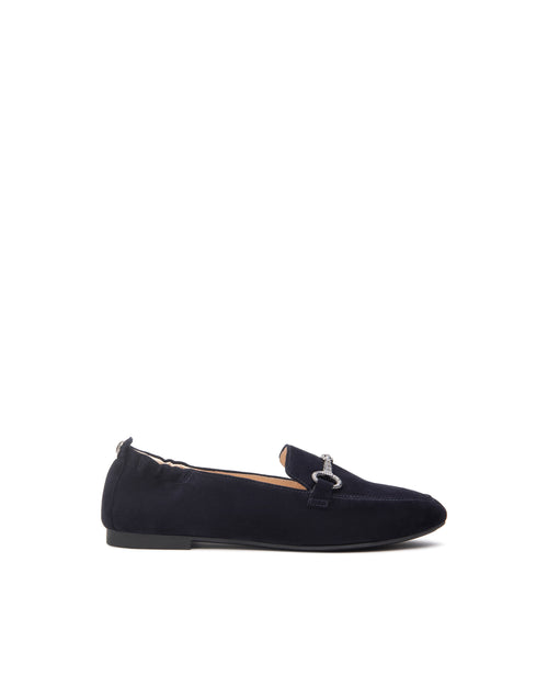 Nero Giardini mocassini donna in suede blu E512620D200