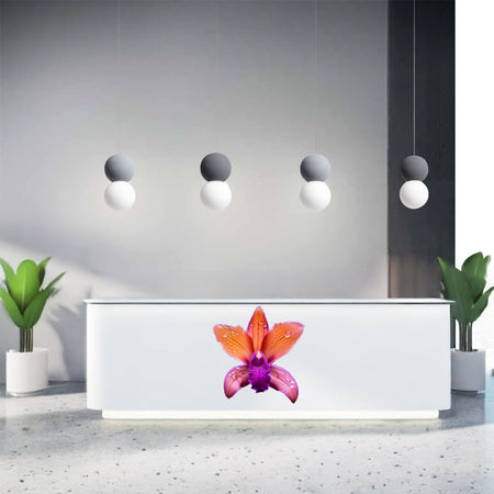 Lampadario moderno Gea Luce SFERA S G9 LED sospensione metallo vetro