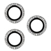 anello protettivo per fotocamere iphone 14 pro / 14 pro max diamond silver