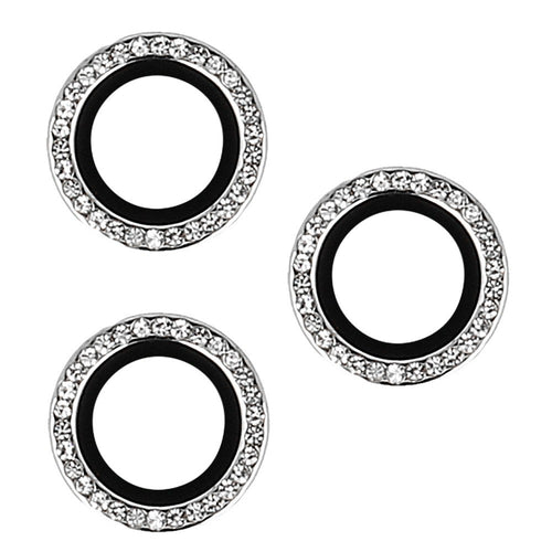 anello protettivo per fotocamere iphone 14 pro / 14 pro max diamond silver