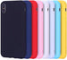 cover in silicone per samsung a6 red
