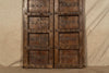 Biscottini Porta portone in legno massello e ferro da interno o da esterno vecchia e antica medievale scorrevole