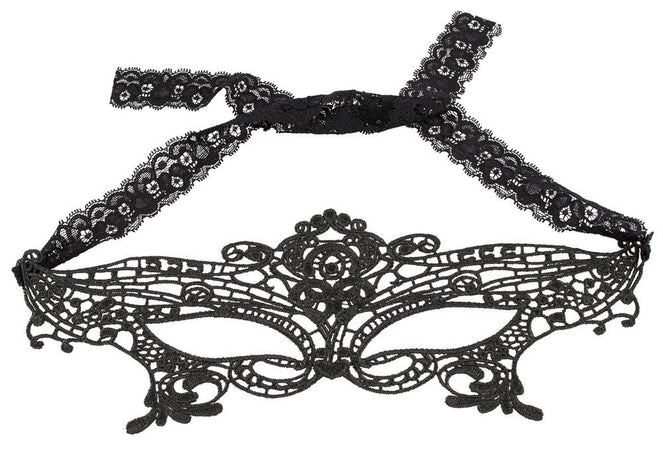 Maschera Ricamata 03 Nero Pizzo