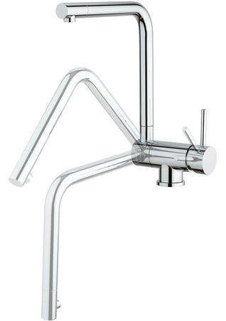 Rubinetto da cucina sottofinestra cromato Puro